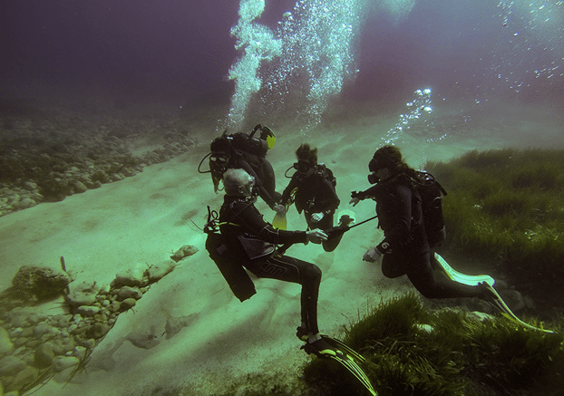 The calm tepid waters make Malta the perfect place to learn to scuba dive